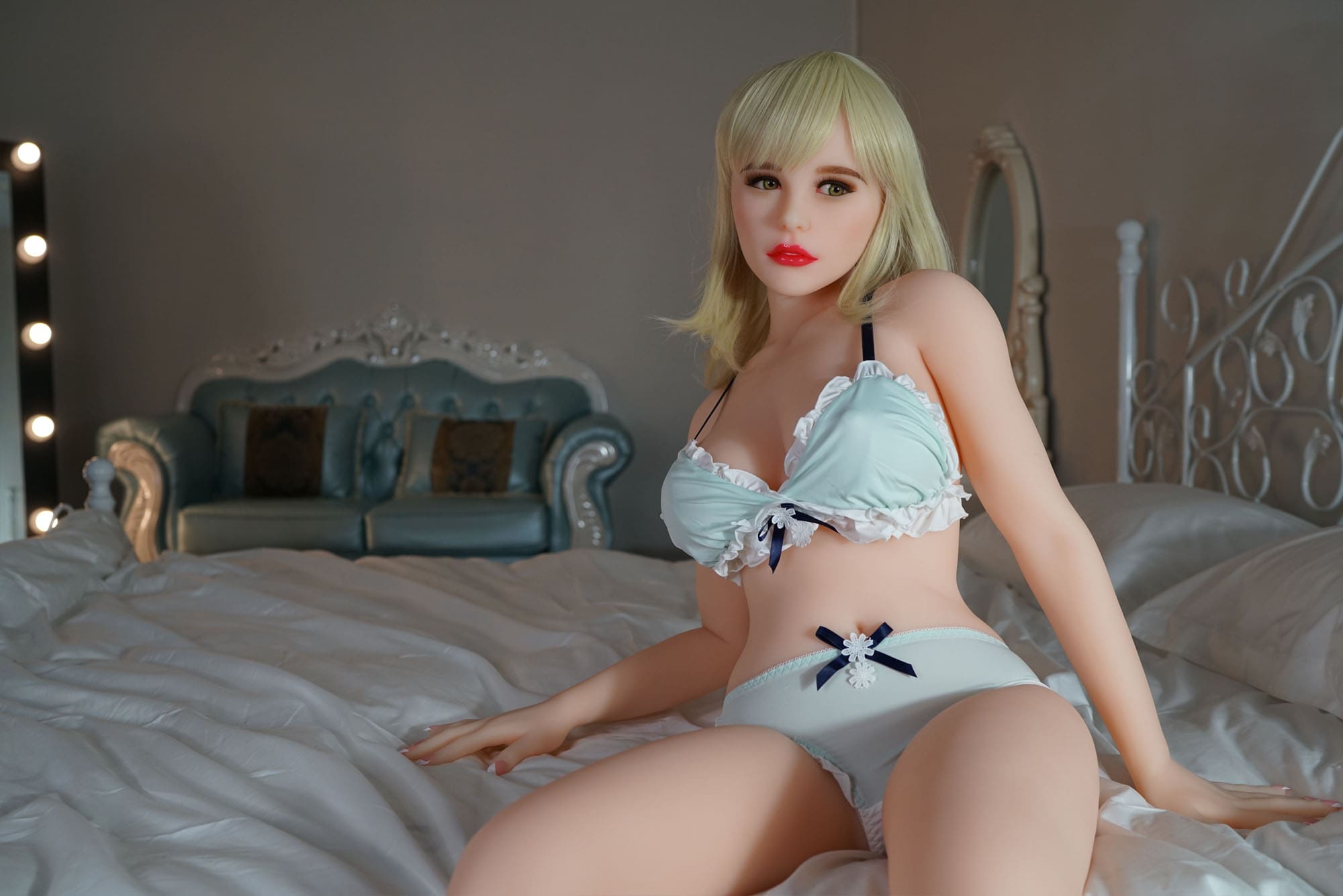 Piper doll 155cm Mindy - blonde sex doll