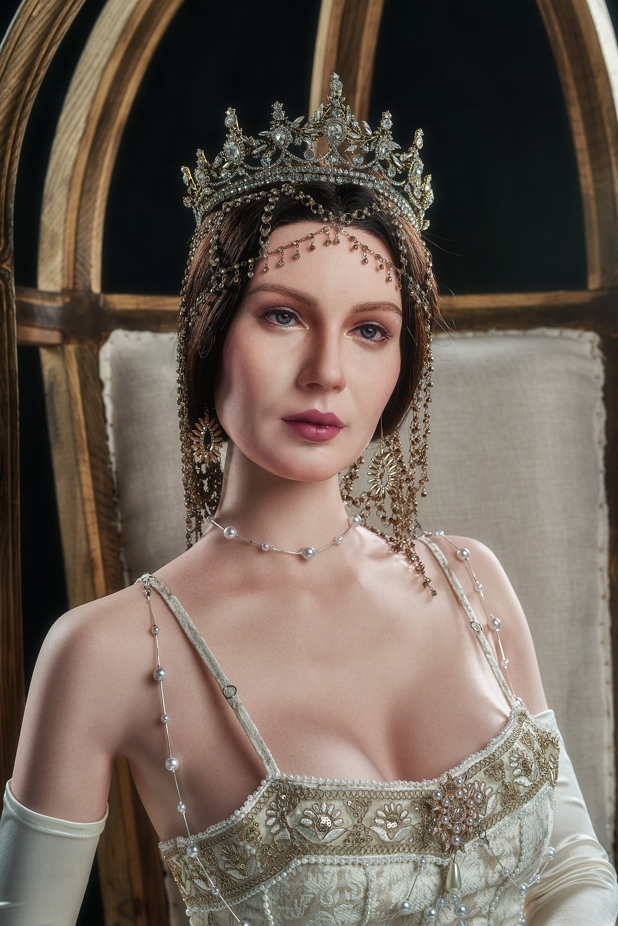 Zelex Royal Queen Inspired Elizabeth Silicone Sex Doll 