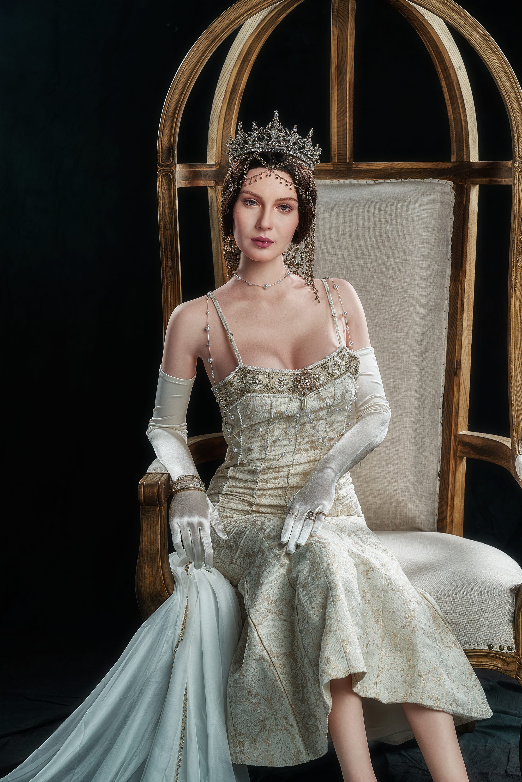 Zelex Royal Queen Inspired Elizabeth Silicone Sex Doll 